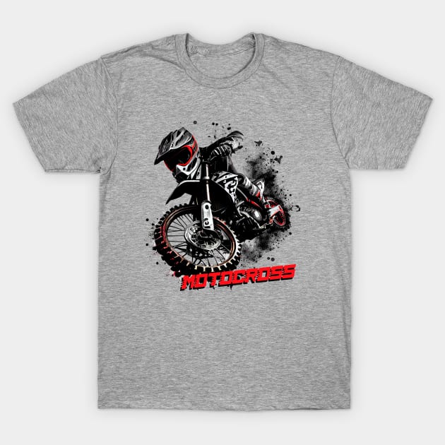 Motocross T-Shirt by Etopix